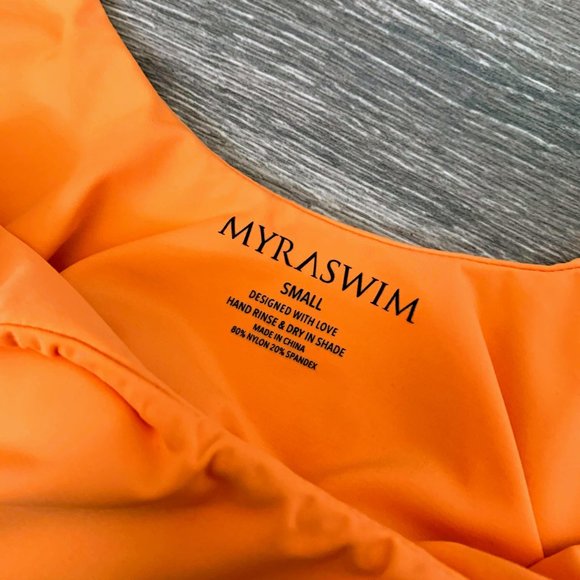 MYRA Swim | Diego Top in citrus - Picture 3 of 4